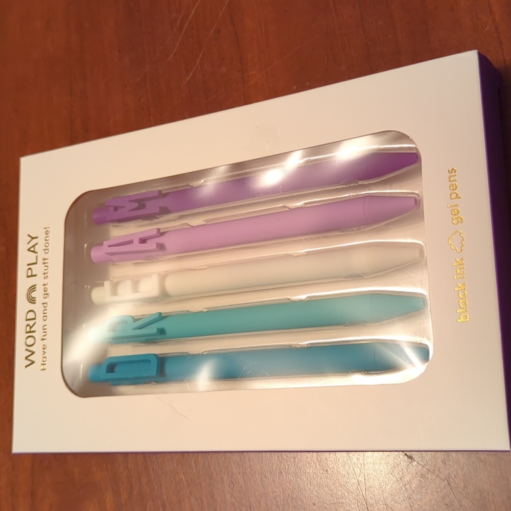 DREAM Word Play Black Ink gel pens